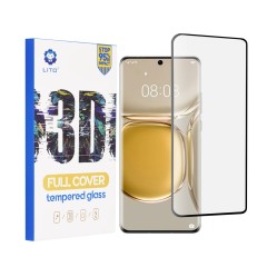 Folie Sticla Huawei P50 Pro LITO 2.5D FullGlue Super Thin Glass - Negru