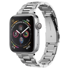 Curea Apple Watch 1/2/3/4/5/6/7/8/SE 38mm/40mm/41mm Spigen Modern Fit - Silver Silver