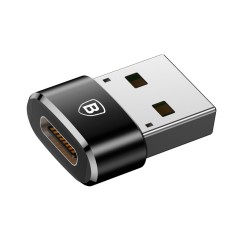 Adaptor OTG Type-C la USB, Plug & Play, 3A, Baseus, CAAOTG-01 - Negru
