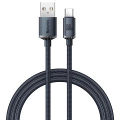 Cablu Date USB la Type-C, 100 W, 2 m, Baseus, CAJY000501 - Negru Negru