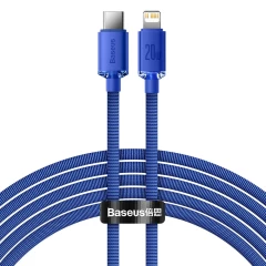 Cablu Date Type-C la Lightning, 20W, 2m, Baseus, CAJY000303 - Albastru Albastru