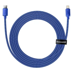 Cablu Date Type-C la Lightning, 20W, 1,2 m, Baseus, CAJY000203 - Albastru Albastru