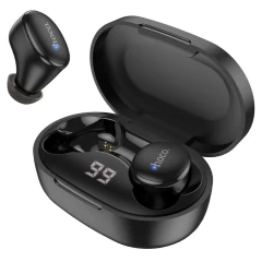 Casti in-ear Wireless, Bluetooth 5.1 HOCO TWS Earbuds (EW11 Melody) - Negru Negru
