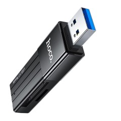 Cititor de Carduri si Adapter TF / SD Card to USB 3.0, HOCO, HB20 - Negru