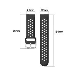 Curea Samsung Galaxy Watch (46mm)/Watch 3/Gear S3, Huawei Watch GT/GT 2/GT 2e/GT 2 Pro/GT 3 (46 mm) Arpex W004 - Rosu Rosu