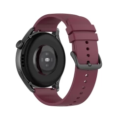 Curea Samsung Galaxy Watch (46mm)/Watch 3/Gear S3, Huawei Watch GT/GT 2/GT 2e/GT 2 Pro/GT 3 (46 mm) Arpex W001 - Rosu Inchis Rosu Inchis