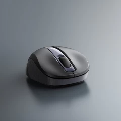 Mouse wireless pentru laptop Ugreen, 2400 DPI, Ugreen, 90371 - Negru Negru