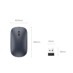 Mouse wireless Bluetooth 1000-4000 DPI, Ugreen, 90374 - Verde Verde