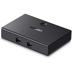 Switcher 2x USB-B la USB, 480Mbps, Ugreen, 30345 - Negru