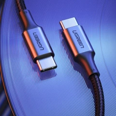 Cablu Date Type-C la Type-C, 100 W, USB-C 2.0 si PD, 1,5 m, Ugreen, 70428 - Space Gri Space Gri