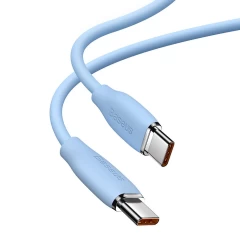 Cablu Date Type-C la Type-C, 100 W, 1,2 m, Baseus, CAGD030003 - Albastru Albastru