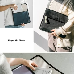 Husa Tableta si Laptop 34x28cm Ringke - Bej Deschis Bej Deschis