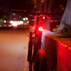 Stop LED pentru Bicicleta, Waterproof, Rockbros, SEEMEE20 - Negru Negru