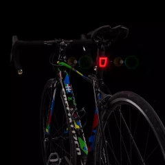 Stop spate bicicleta cu LED RockBros TT30-WD - Negru Negru