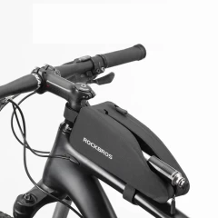 Geanta waterproof ghidon bicicleta RockBros AS-021-1 - Negru Negru