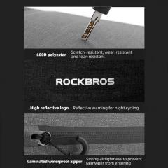 Geanta cadru bicicleta 1.5L RockBros AS-052 - Negru Negru