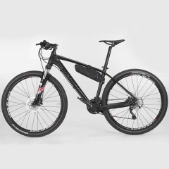 Geanta cadru bicicleta waterproof 31x10.5x5cm RockBros B56 - Negru Negru