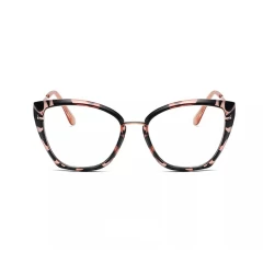 Ochelari Anti Lumina Albastra Arpex din Metal (WD605-N5) - Negru Roz Negru Roz