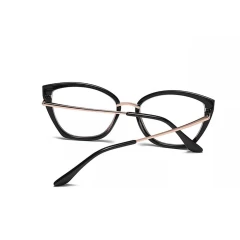 Ochelari Anti Lumina Albastra Arpex din Metal (WD605-N1) - Negru Negru