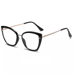 Ochelari Anti Lumina Albastra Arpex din Metal (WD605-N1) - Negru Negru