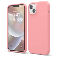 Husa iPhone 14 Casey Studios Premium Soft Silicone Roz 