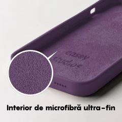 Husa iPhone 14 Casey Studios Premium Soft Silicone Light Purple