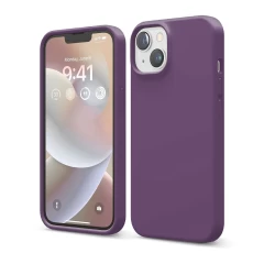 Husa iPhone 14 Casey Studios Premium Soft Silicone Light Purple 