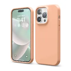 Husa iPhone 14 Pro Casey Studios Premium Soft Silicone - Acid Green Pink Sand 