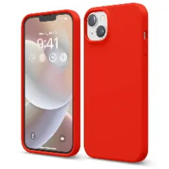 Husa iPhone 14 Plus Casey Studios Premium Soft Silicone Red 