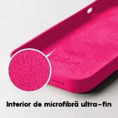 Husa iPhone 14 Plus Casey Studios Premium Soft Silicone Fuchsia