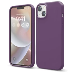 Husa iPhone 14 Plus Casey Studios Premium Soft Silicone Light Purple 