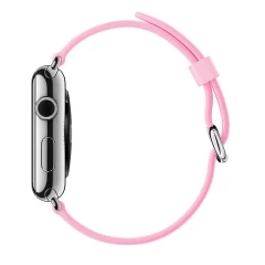 Curea Apple Watch 1/2/3/4/5/6/7/8/SE/Ultra - 42/44/45/49 MM Leather Casey Studios, din Piele Naturala Casey Studios - Pink Pink