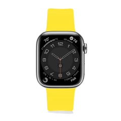 Curea Apple Watch 1/2/3/4/5/6/7/8/SE/Ultra - 42/44/45/49 MM Silicone Sport Loop Casey Studios, din Silicon Casey Studios - Yellow Yellow