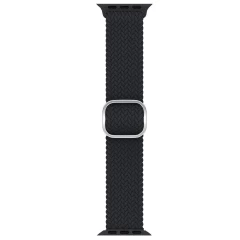 Curea Apple Watch 1/2/3/4/5/6/7/8/SE/Ultra - 42/44/45/49 MM Braided Loop Ajustabila Casey Studios, din Material Textil Casey Studios - Charcoal Charcoal