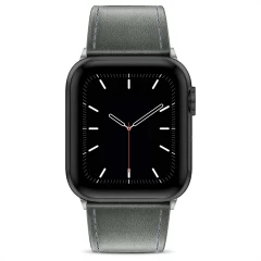 Curea Apple Watch 1/2/3/4/5/6/7/8/SE - 38/40/41 MM Premium din Piele Naturala Casey Studios Casey Studios - Gri Gri