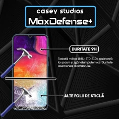 Folie Sticla CASEY STUDIOS pentru Samsung Galaxy A50 / A50s / A20 / A30 / A30s / M21 / M30 / M30s / M31, Full Glue, Duritate Militara, Ultra HD, Protectie Profesionala Ecran 3D, Anti Zgarieturi, Anti Amprente, Anti Socuri, Margini Negre Negru