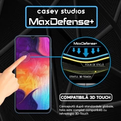 Folie Sticla CASEY STUDIOS pentru Samsung Galaxy A50 / A50s / A20 / A30 / A30s / M21 / M30 / M30s / M31, Full Glue, Duritate Militara, Ultra HD, Protectie Profesionala Ecran 3D, Anti Zgarieturi, Anti Amprente, Anti Socuri, Margini Negre Negru