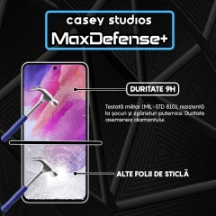 Folie Sticla Samsung Galaxy S21 FE 5G Casey Studios Full Screen 9H + Kit de Instalare Cadou - Negru Negru