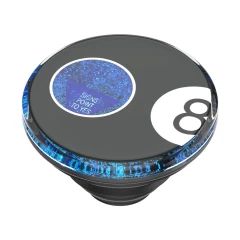 Suport pentru telefon - Popsockets PopGrip - Tidepool Magic 8 Ball - Negru Negru