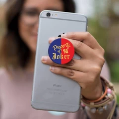 Suport pentru telefon - Popsockets PopGrip - Property of Joker - Rosu Rosu