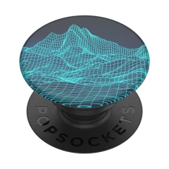 Suport pentru telefon - Popsockets PopGrip - Geo Wolf - Alb Negru 