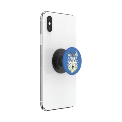 Suport pentru telefon - Popsockets PopGrip - Geo Wolf - Alb Alb