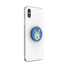 Suport pentru telefon - Popsockets PopGrip - Geo Wolf - Alb Alb