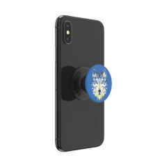 Suport pentru telefon - Popsockets PopGrip - Geo Wolf - Alb Alb