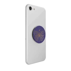 Suport pentru telefon - Popsockets PopGrip - Vibey Butterfly - Auriu Auriu