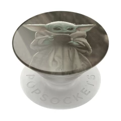 Suport pentru telefon - Popsockets PopGrip - Sippin Yoda - Negru Negru