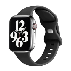 Curea pentru Apple Watch 1/2/3/4/5/6/7/8/SE/SE 2 (38/40/41mm) - Techsuit Watchband (W031) - Negru Negru