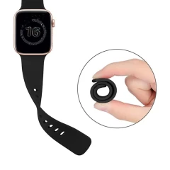 Curea pentru Apple Watch 1/2/3/4/5/6/7/8/SE/SE 2 (38/40/41mm) - Techsuit Watchband (W031) - Negru Negru