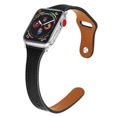Curea dama pentru Apple Watch 1/2/3/4/5/6/7/8/SE/SE 2 (38/40/41mm) - Techsuit Watchband (W033) - Negru