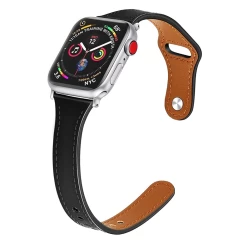 Curea dama pentru Apple Watch 1/2/3/4/5/6/7/8/SE/SE 2 (38/40/41mm) - Techsuit Watchband (W033) - Negru Negru